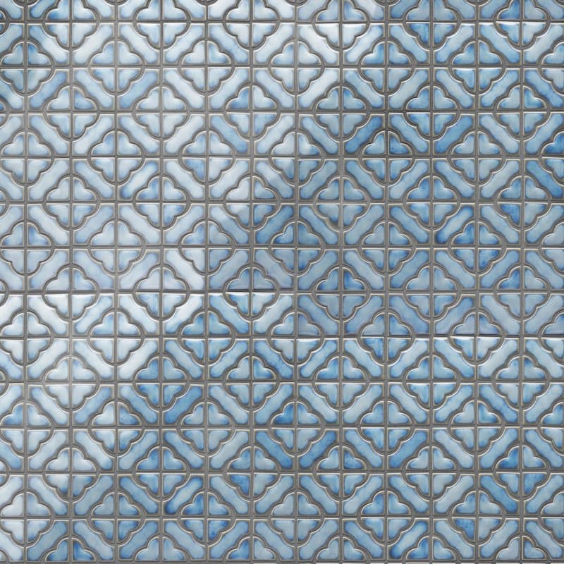 Merola Tile Hudson Tower Marine 12" x 12" Porcelain Floor and Wall Tile