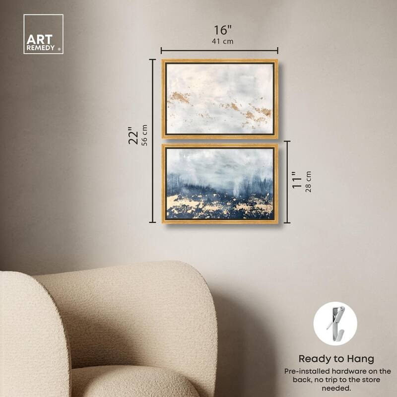 Inner Cosmos II Canvas Set of 2 by Art Remedy