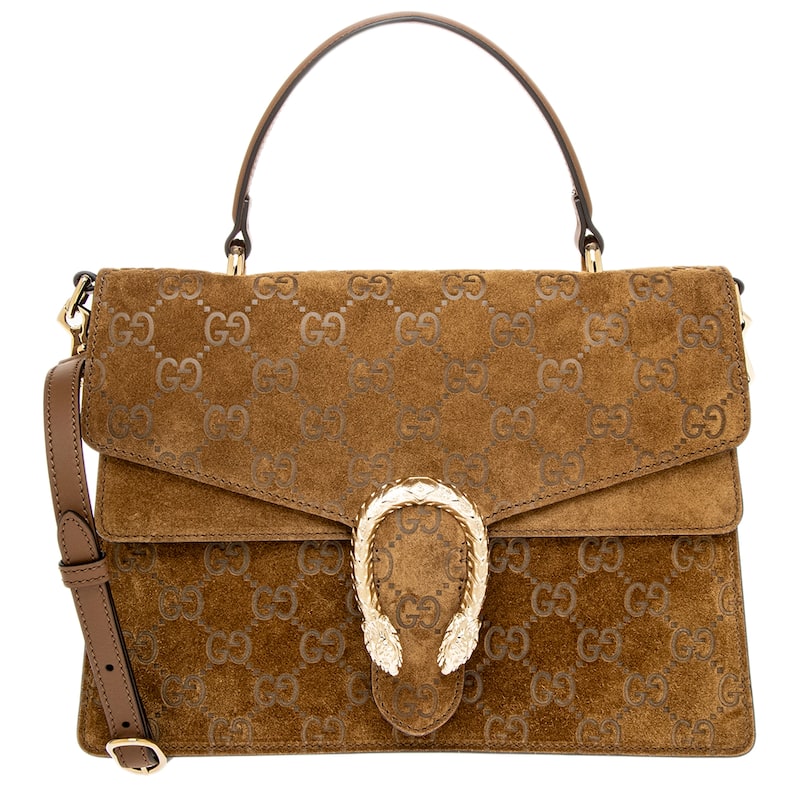 Gucci Dionysus Medium Top Handle Bag - Brown