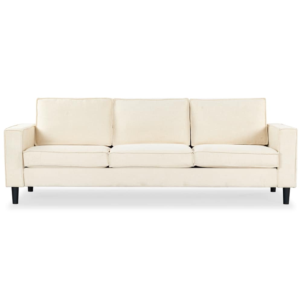 SAFAVIEH Couture Kalyna 3.5-Seater Sofa - 96"W x 33"D x 33"H
