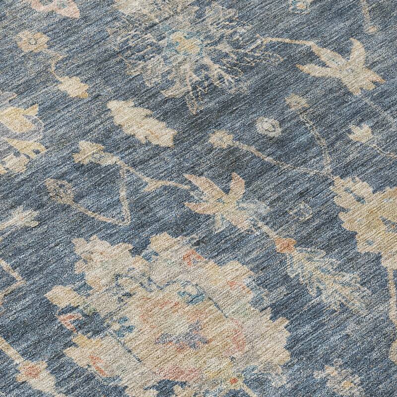 Machine Washable Indoor/ Outdoor Casual Traditional Chantille Rug