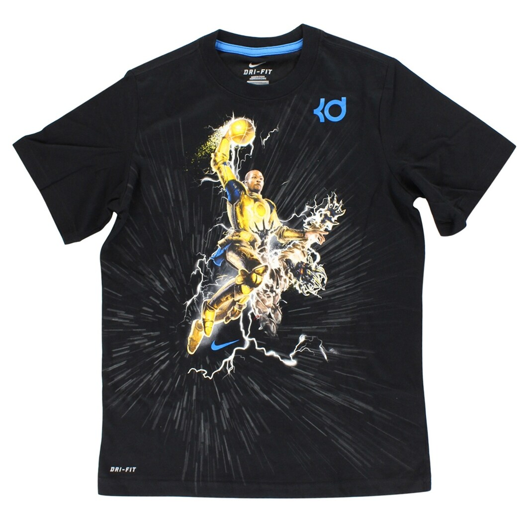 boys black and gold nike shirt