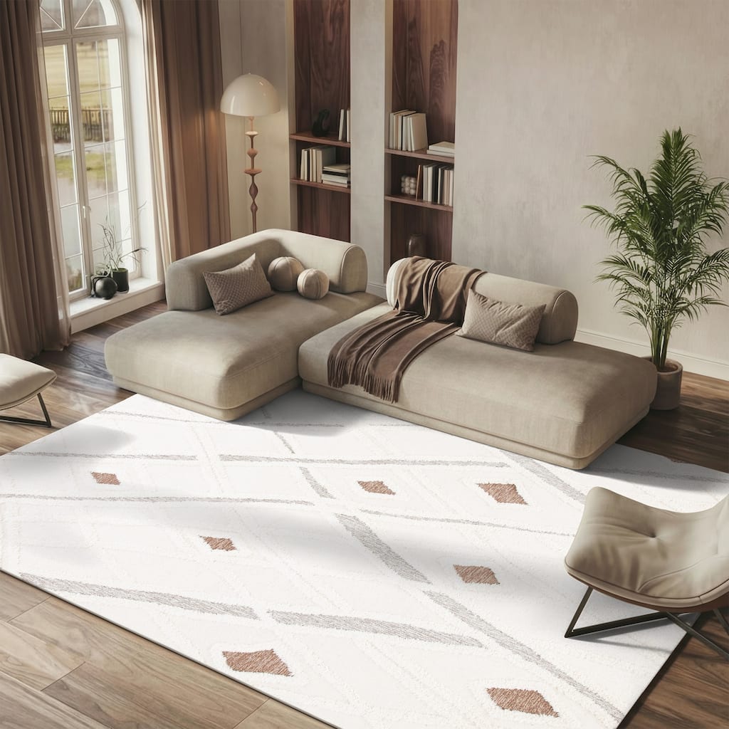 SAFAVIEH Handmade Casablanca Griet Moroccan Wool Rug