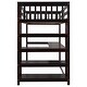 preview thumbnail 25 of 46, Industrial Modern Twin Size Loft Bed with Storage Shelves and Under-bed Desk, Sturdy Construction & Safety Guaranteed, White