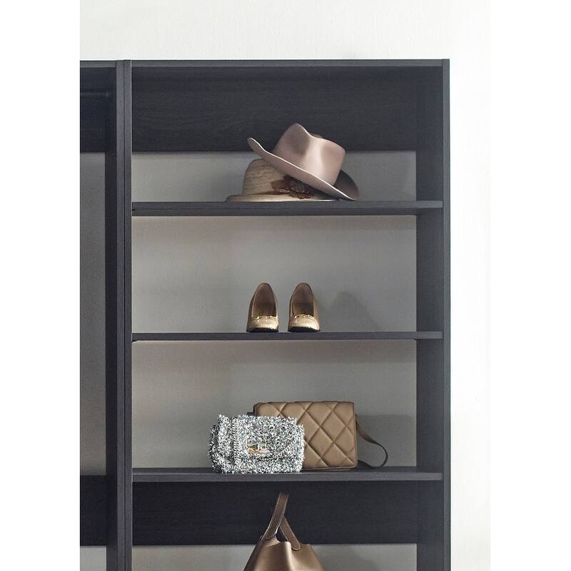 Prosper Gray Freestanding Walk in Wood Closet System