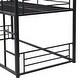 preview thumbnail 6 of 16, Multi-functional Twin Size Metal Bunk Bed with Ladders and Slide, Divided into Platform and Loft Bed