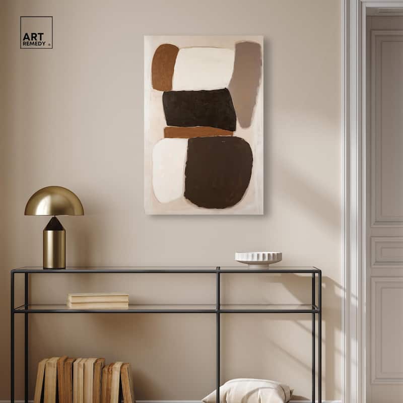 Asymmetrical Balance III Canvas by Art Remedy, Gallery Wrapped
