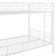 preview thumbnail 4 of 14, Full Over Full Size Metal Bunk Bed with Ladder