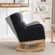 preview thumbnail 51 of 66, HOMYKA 27.3" Wide Rocking Chair for Nursery Room