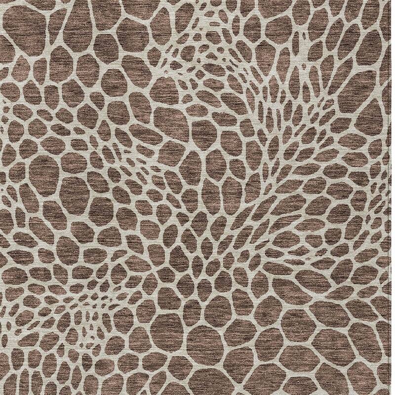HomeRoots Geometric Transitional Rectangle Outdoor Rug