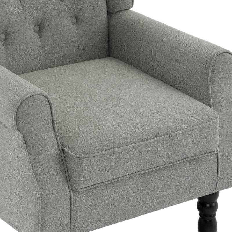 Modern Classic Button Tufted Accent Chair Upholstered Armchair
