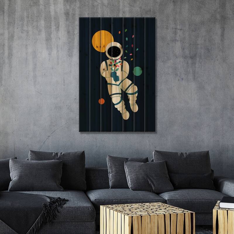 Last Beautiful Print On Wood by Andy Westface - Multi-Color