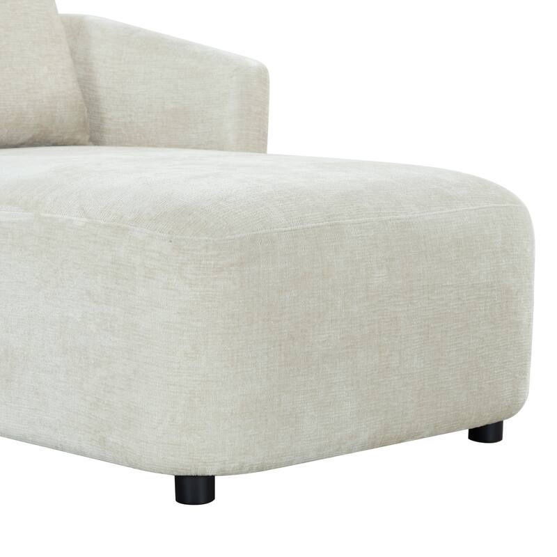 SAFAVIEH Couture Gwendelyn Chaise Lounge - 59"W x 39"D x 30"H