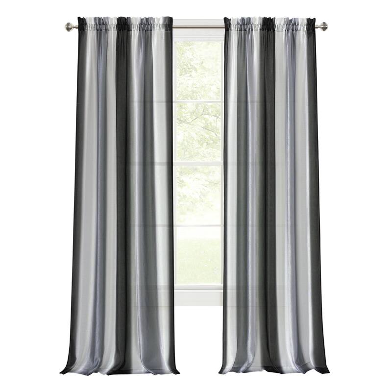 Spectrum Rod Pocket Window Curtain Panel
