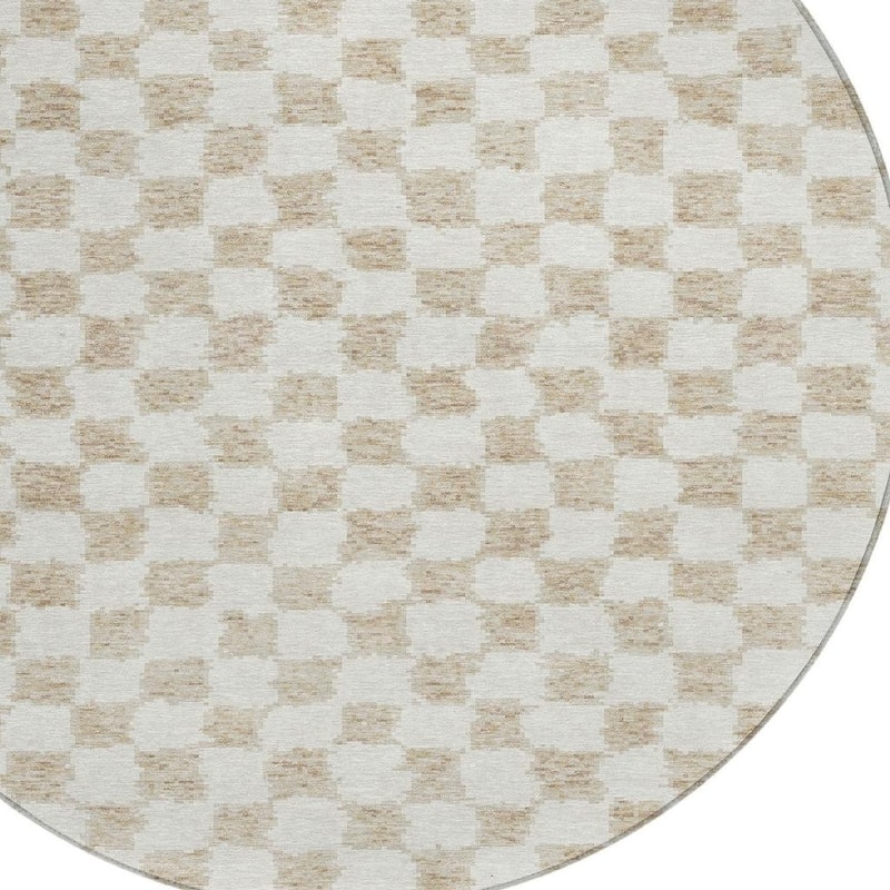 HomeRoots Geometric Transitional Rectangle Outdoor Rug