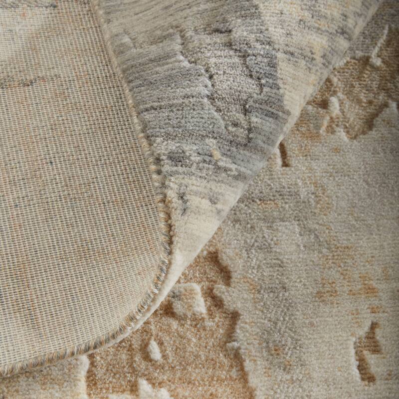 Grand Bazaar Hartman Machine Made Abstract Modern Area Rug