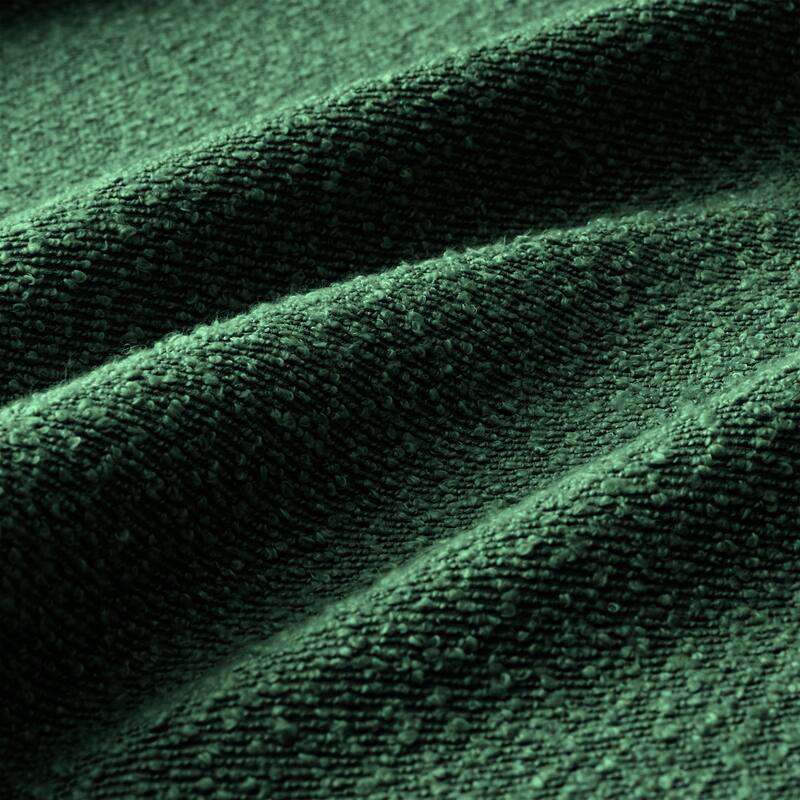 GDFStudio - Boucle Fabric 3-Seater 109.4" Sofa with Shell-shaped Armrests