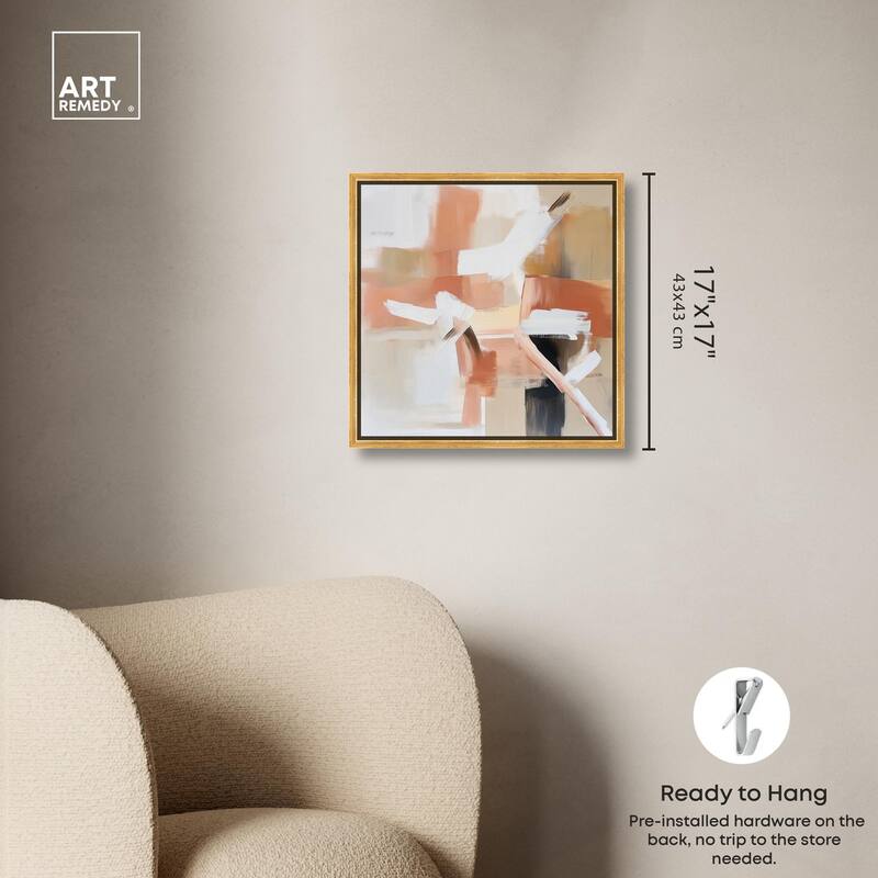 Rose and Rust II Canvas by Art Remedy