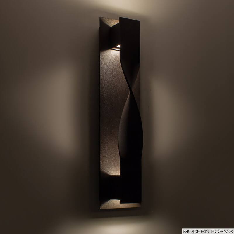Twist 20in LED Indoor or Outdoor Wall Light 3000K