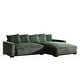 preview thumbnail 21 of 59, Transitional Luxe Upholstered Living Room Sectional 106.7 inch