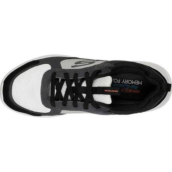 Shop Skechers Men S Bounder Courthall Sneaker Charcoal Black Overstock 26975581