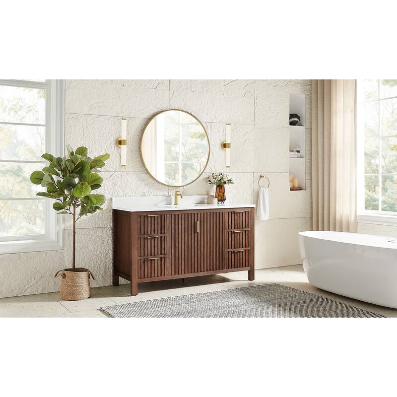Shenzhen Bath Vanity with Composite Stone Top without Mirror