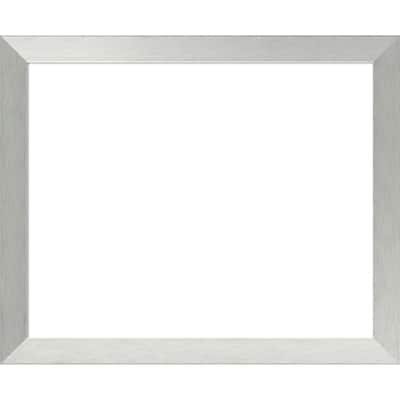 Amanti Art Brushed Sterling Silver Framed Dry Erase Magnetic Board