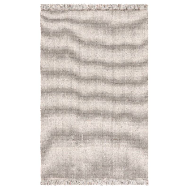 SAFAVIEH Flatweave Natural Wanja Fiber Farmhouse Wool & Jute Rug - 5' x 8' - Grey