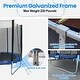 preview thumbnail 6 of 10, 8FT Trampoline with Safety Enclosure Net and Ladder Bounding Table,Trampoline Combo Jumping Trampoline Fitness