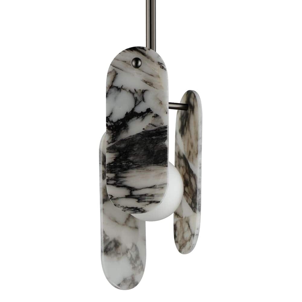 Studio M SM24812ARY Megalith 7" Wide LED Abstract Mini Pendant