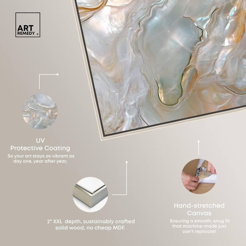 Fluid Preciousness IV Canvas by Art Remedy