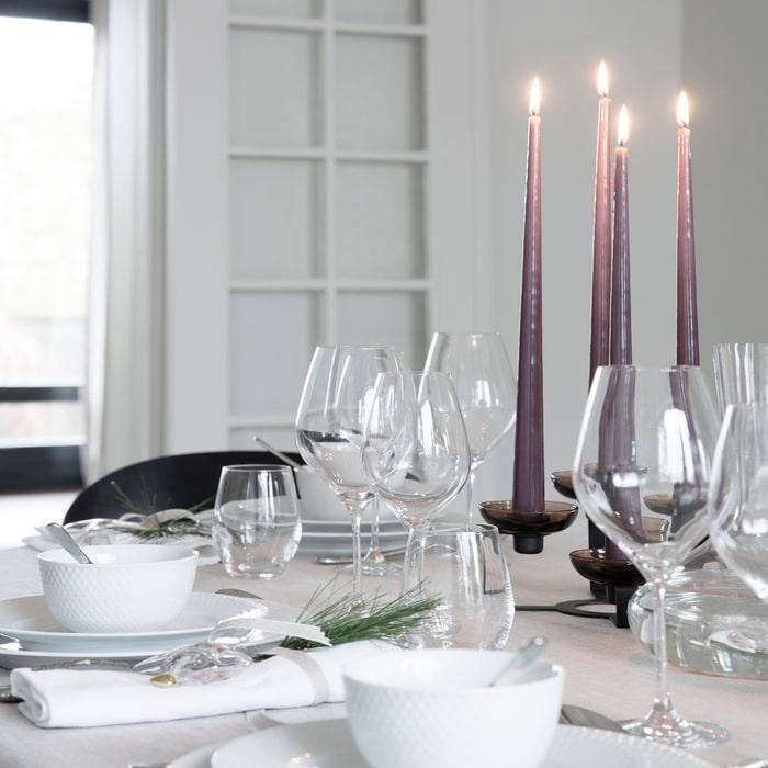 Holmegaard Cabernet White Wine Glass, Clear, 6 pcs. - 12.2 oz