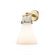 Option Brushed Brass / Matte White