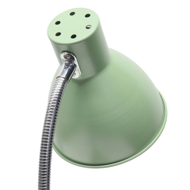 Gooseneck Desk Lamp with Adjustment Shade - 16.25" - Sage Green