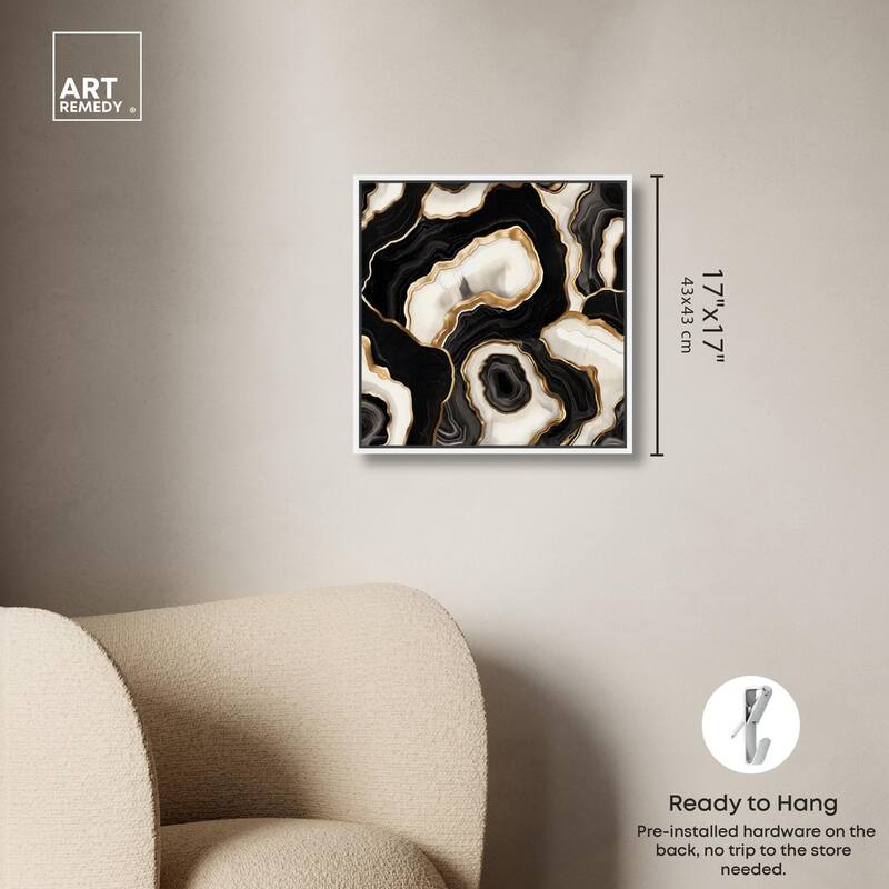 Coal Core Canvas by Art Remedy