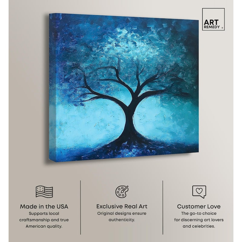 Tree of Opposites III Canvas by Art Remedy, Gallery Wrapped