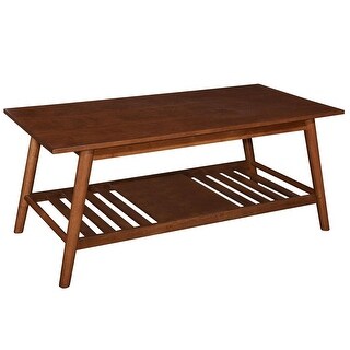 Mid Century Walnut Melissa Coffee Table - Bed Bath & Beyond - 37511457
