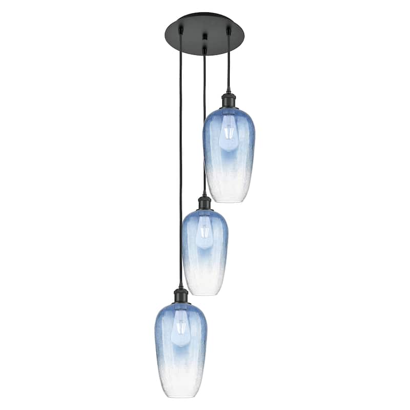 Innovations Lighting Endless Possibilities Ballston - Brookhaven Flute - 3 Light 14" Cord Hung Multi Pendant