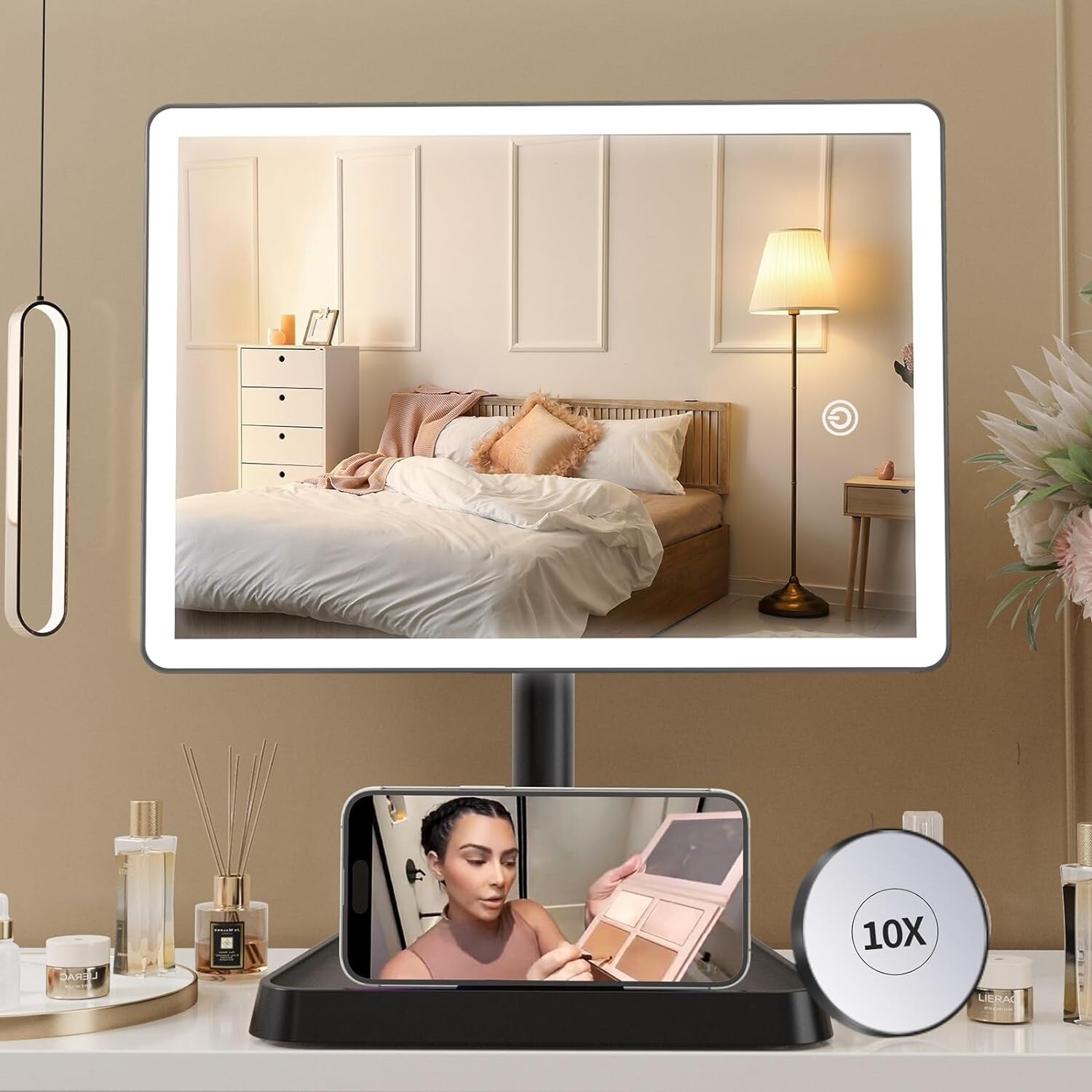 Bed bath and beyond lighted makeup mirror 2025