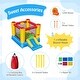 preview thumbnail 9 of 7, Costway Inflatable Bouncer Kids Slide Bounce House for Indoor Outdoor - 108.5" x 77" x 64.5" (L x W x H)