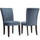 preview thumbnail 31 of 51, Parson Classic Upholstered Dining Chair (Set of 2) by iNSPIRE Q Bold Royal Blue Chenille