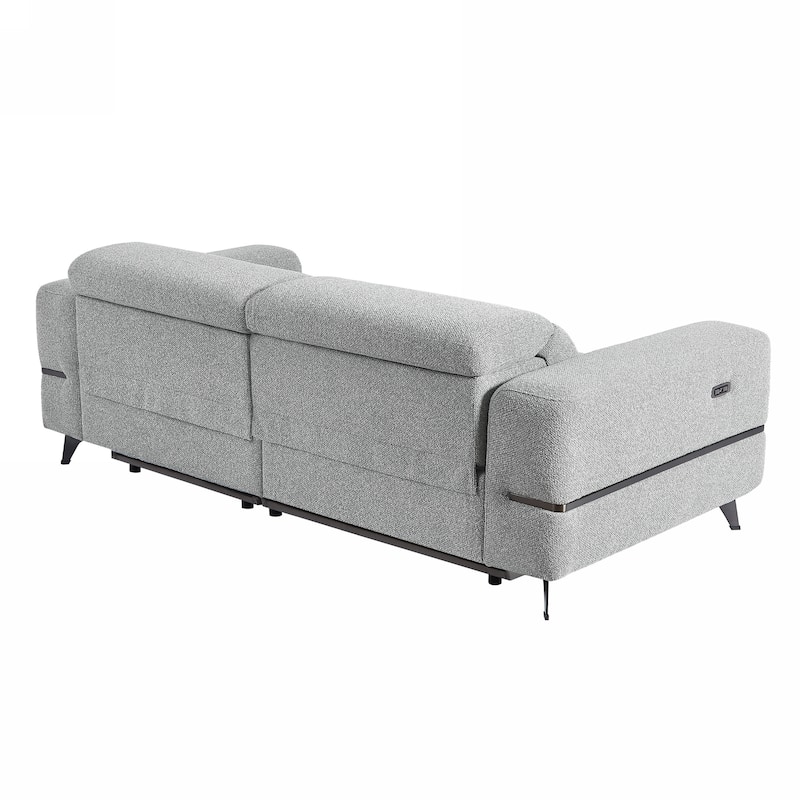 84"W Upholstered Power Reclining Sofa For Living Room