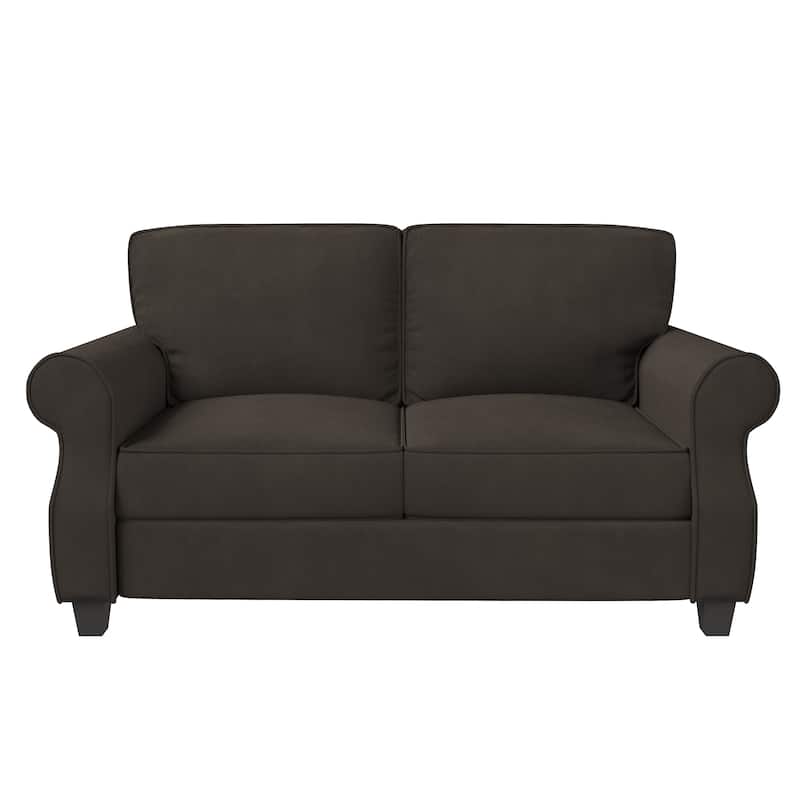 Sofa with Solid Wood Frame,, Comfy Sofa Couch with Extra Deep Seats, Modern 2 Seater Sofa, for Living Room Apartment Lounge