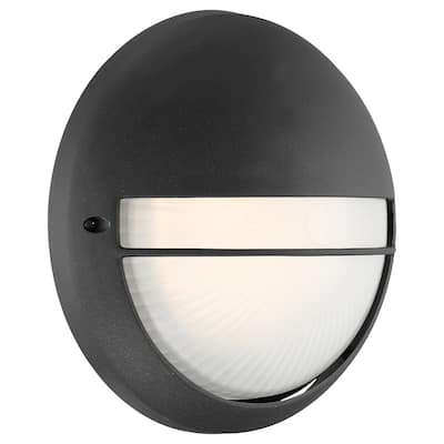 Access Lighting Clifton LED Round Outdoor Marine Grade Bulkhead with Opal Glass