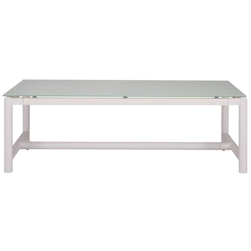 SAFAVIEH COUTURE Chryssa Aluminum Coffee Table - 43"W x 24"D x 14"H