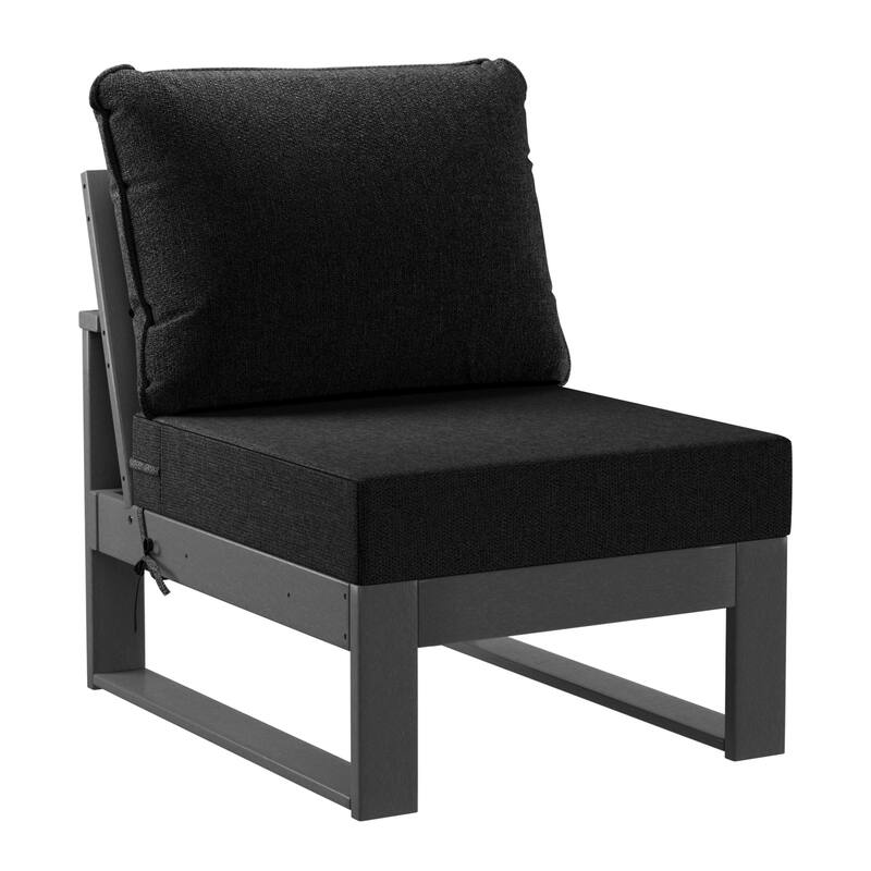 Endless Patio 5-Piece Deep Seating Set with Ottoman with Gray Frame