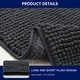 preview thumbnail 54 of 83, Subrtex Chenille Soft Rugs Super Water Absorbing Shower Mats