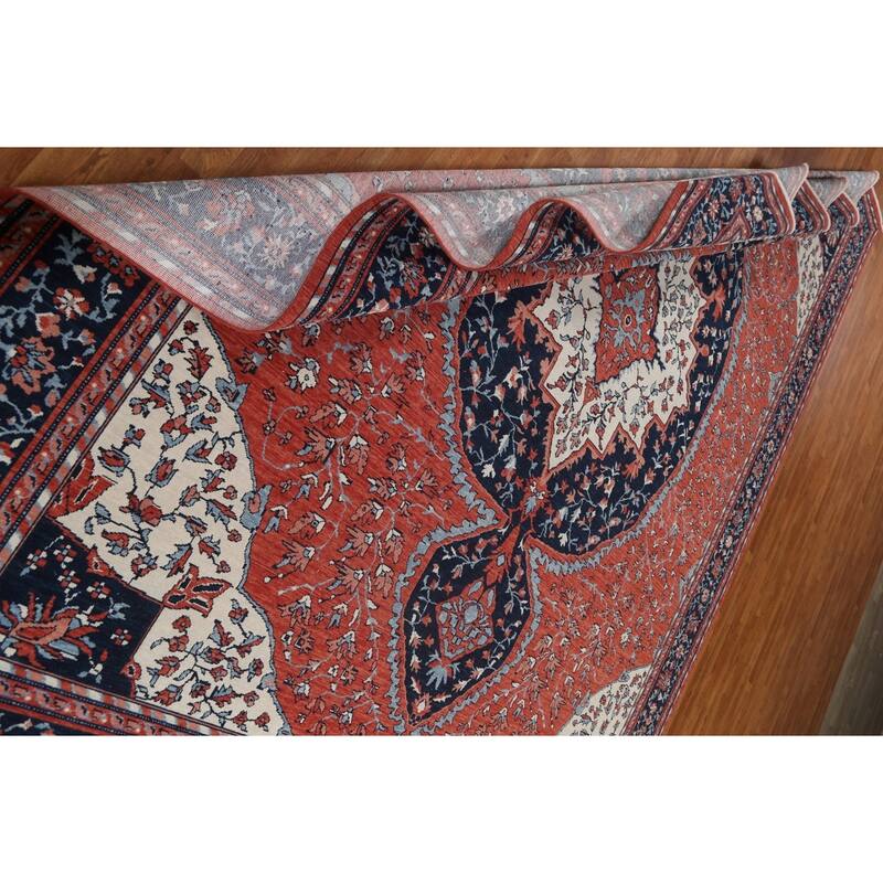 Traditional Sarouk Farahan Turkish Oriental Wool Area Rug Hand-knotted - 9'9" x 13'0"