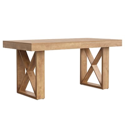 Industrial Heavy-Duty Wooden Kitchen Dining Table for Home Office