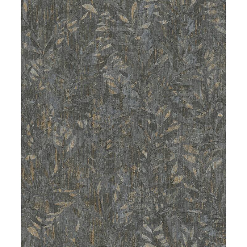 Advantage Beck Charcoal Leak Wallpaper - 20.9 x 396 x 0.025